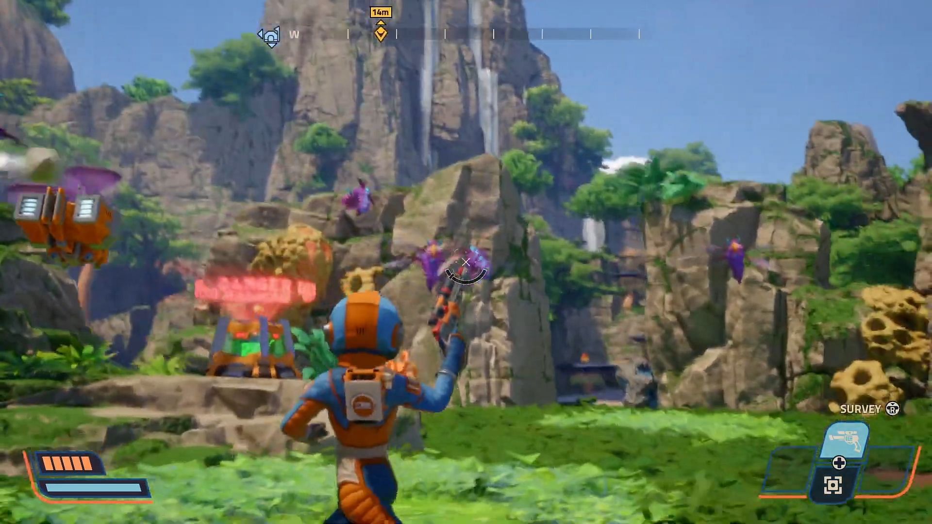 Take out the creatures near the Slurry (Image via Raccoon Logic Studios // YouTube@Hikikomori Gaming)